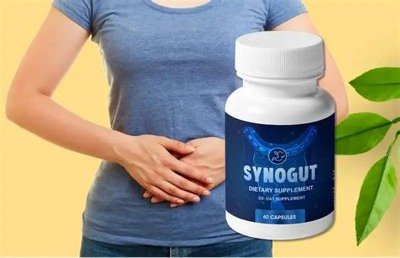 SynoGut gut health supplement with probiotics and natural ingredients for digestion